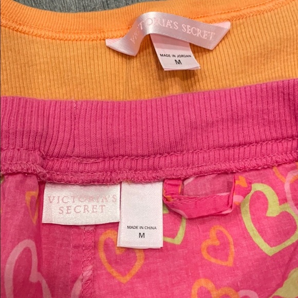 Victoria’s Secret Heart Print Pajama Pants Medium - Picture 4 of 4